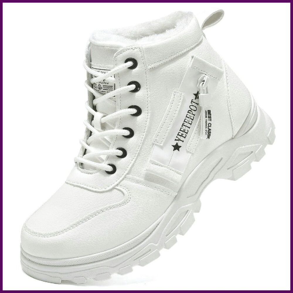 Women's Waterproof Snow Boots Fur Lined Anti-Slip Winter Ankle Booties